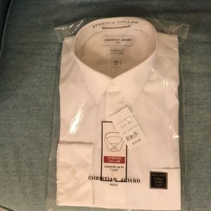 Men’s dress white button down